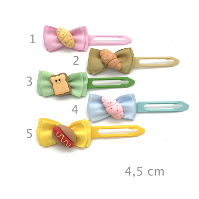 Hunde Schleifenspange mit Applikation 4,5 cm - Brotzeit
